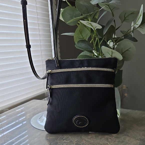 Dooney&Bourke Handbags - Dooney & Bourke Small Nylon Crossbody Bag Black